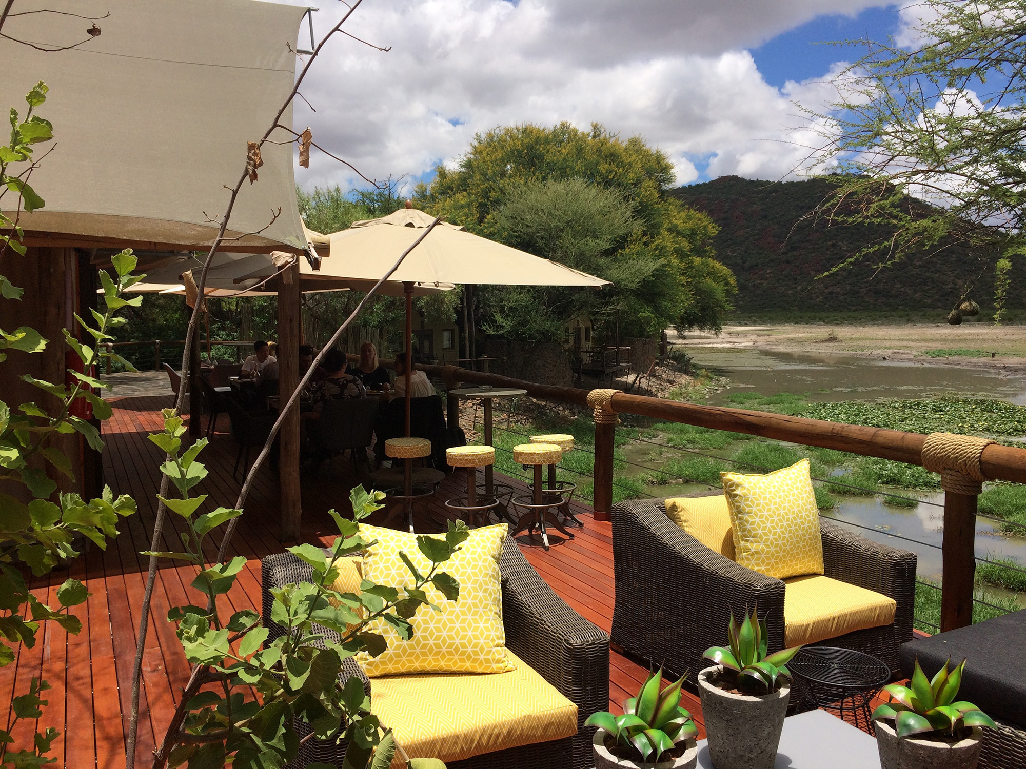 Boma, Lapa, Lounge and Pool. Relax in our