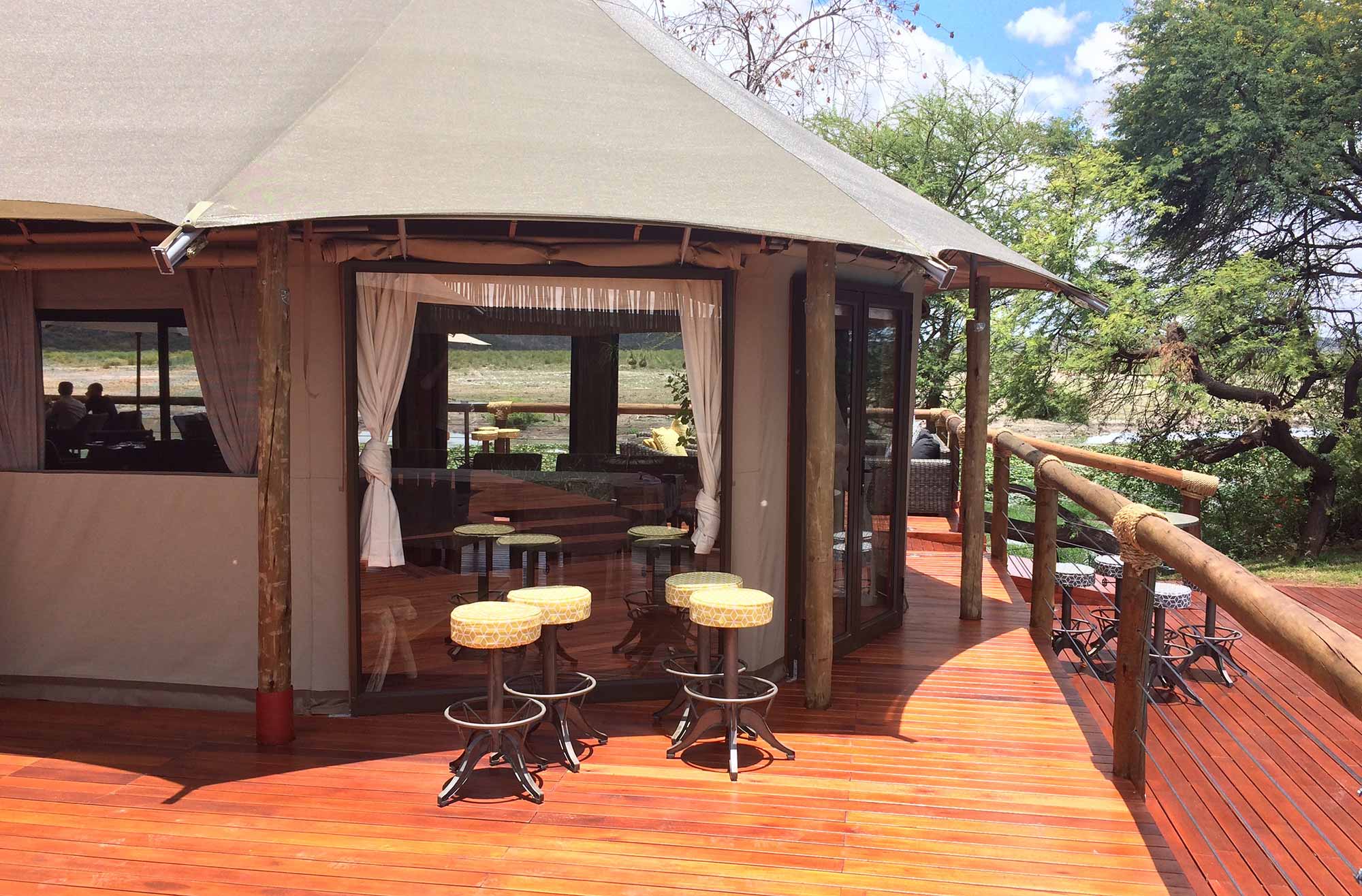 The Main Lodge at Tau, a South African